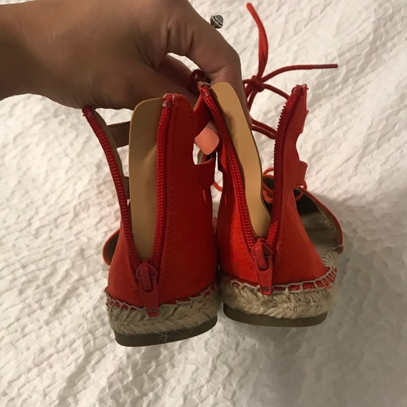 Espadrilles sandals! Blood orange - Picture 4 of 7